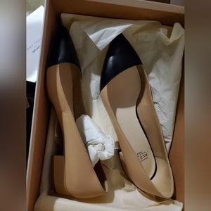 NIB Francesco Russo two tone pumps